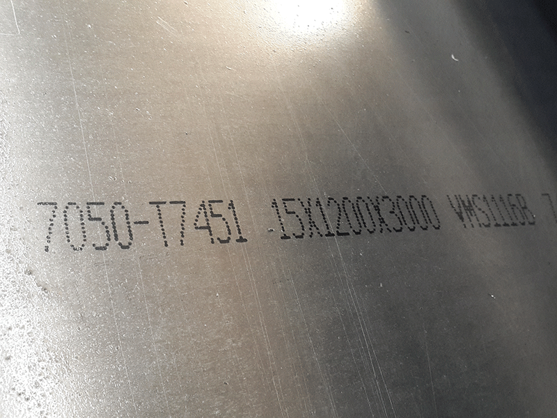 7050 T7451 aluminum plate